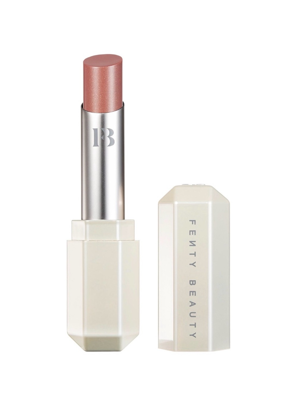 FENTY BEAUTY Slip Shine Sheer Shiny lipstick - Glazed (peachy pink)
